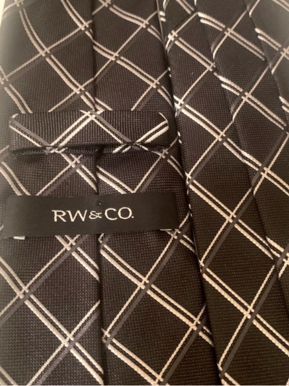 ☀️SUMMER CLEARANCE ITEM☀️ RW&CO Men’s Black Geometric Pattern Tie